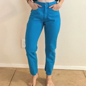 For Joseph Vintage High Waist Rise Colette Mom Blue Jean - Size 27